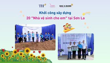 Khởi công xây dựng 20 “Nhà vệ sinh cho em” tại Sơn La